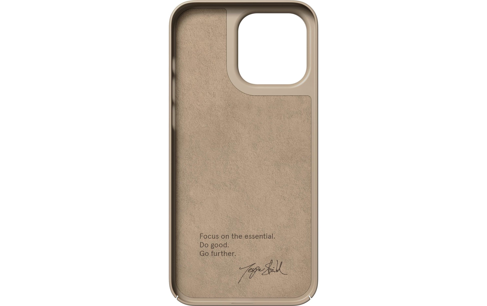 Nudient Thin Case Backcover – für Apple iPhone 14 Pro Max, MagSafe, Kunststoff, Clay Beige