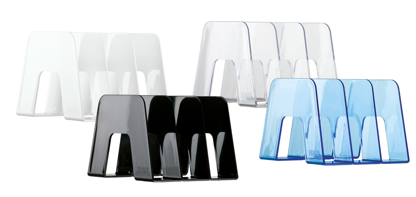 HAN Katalogsammler – für C4 – Polystyrol (PS) – transparent – 209 × 224 × 163 mm – 2 Stk.