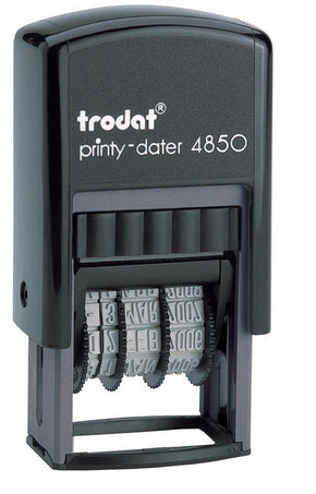 Trodat Motivstempel Printy 4850 – Motiv: Bezahlt, selbstfärbend, 25 × 14 mm