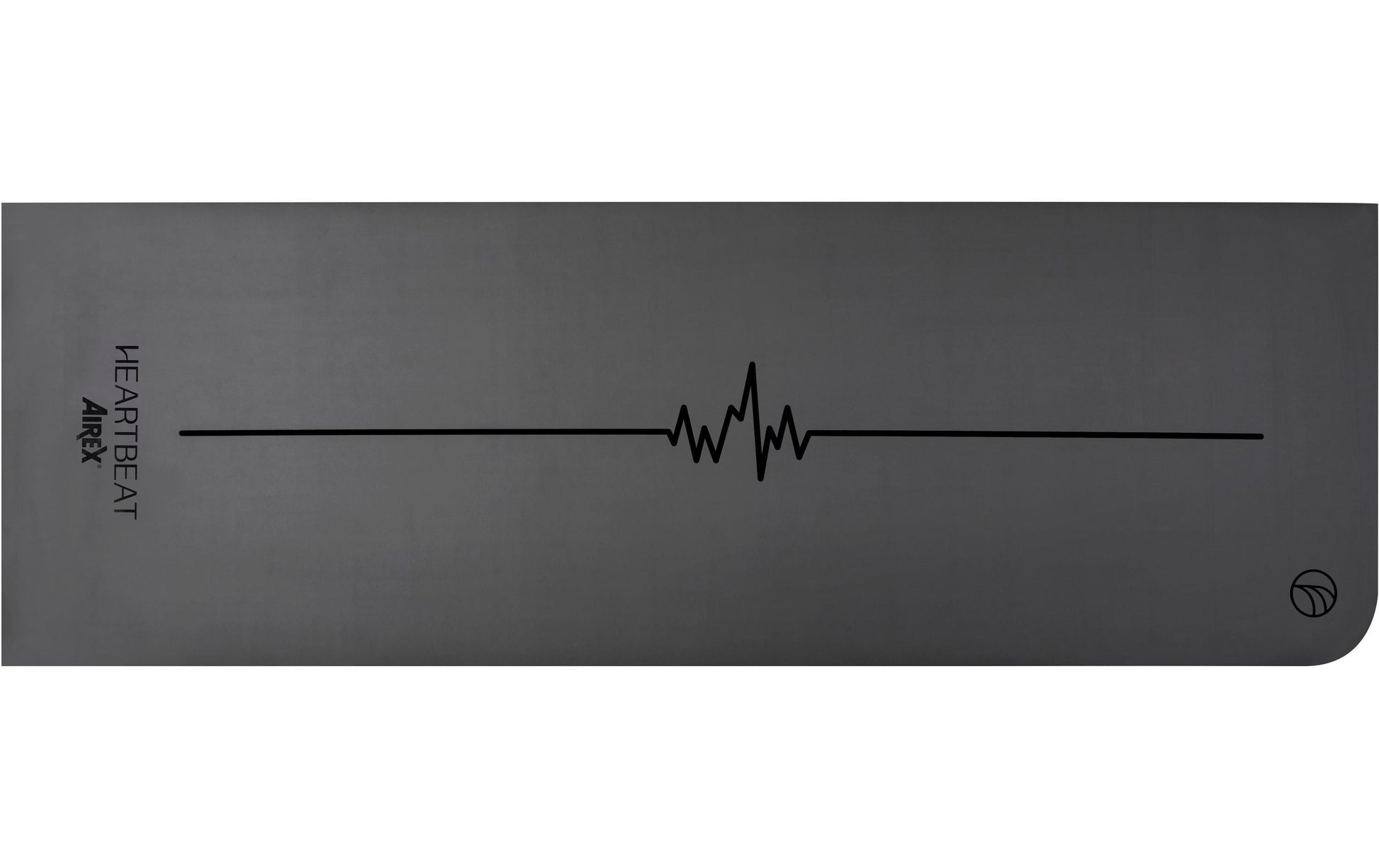 Airex Yogamatte Heartbeat – 61 × 183 cm, 0,4 cm, Anthrazit