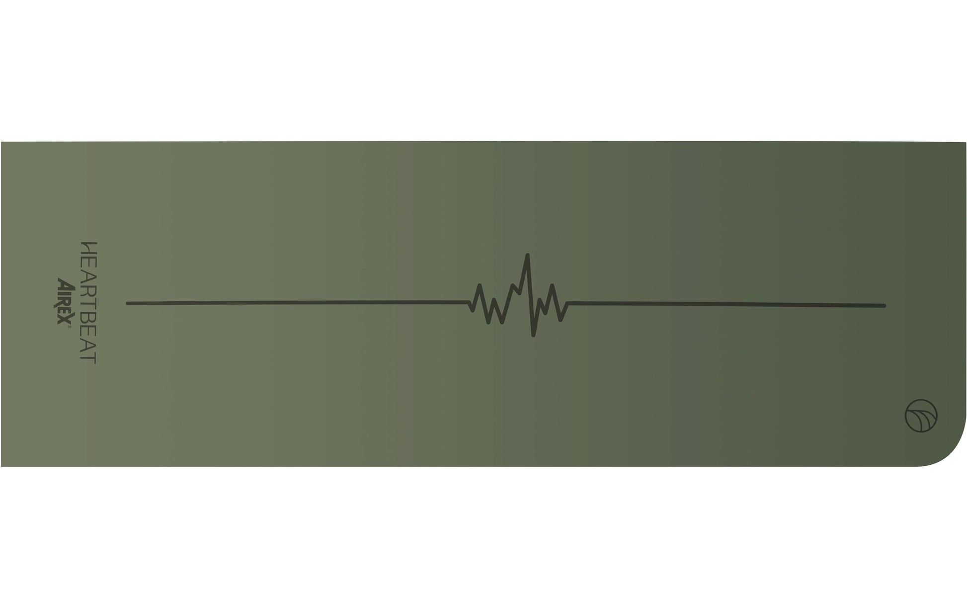 Airex Bodenmatte Heartbeat – Olivgrün, Dicke 0,4 cm