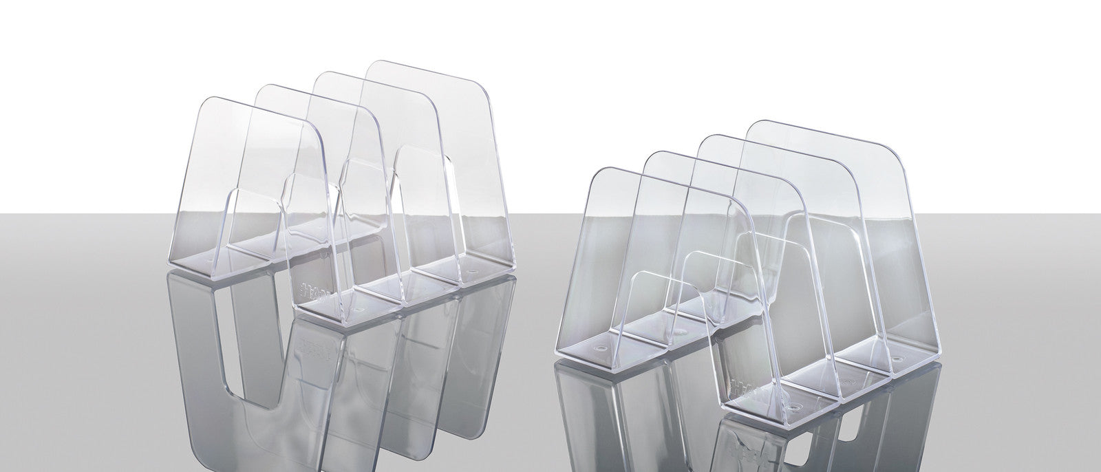 HAN Katalogsammler – für C4 – Polystyrol (PS) – transparent – 209 × 224 × 163 mm – 2 Stk.