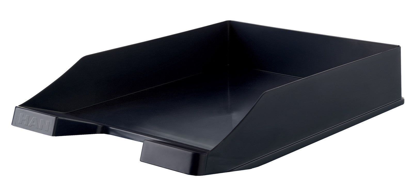 HAN KLASSIK KARMA – Briefkorb-Set für C4, Kunststoff (recycelt), Schwarz, 10er-Set, 255 × 65 × 348 mm