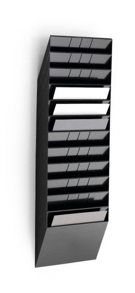 Durable Prospektständer FLEXIBOXX – 12 Fächer, schwarz