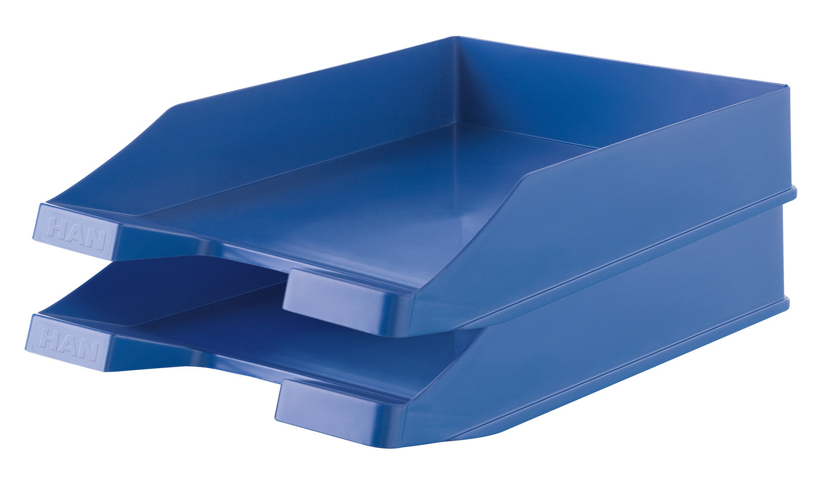 HAN Karma – Briefkorb-Set für C4, Kunststoff (recycelt), Blau, 10er-Set, 255 × 65 × 348 mm