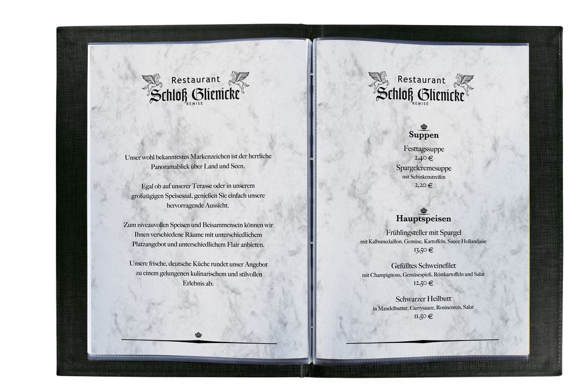 Sigel Marmorpapier Grau – A4, 90 g/m², 100 Blatt