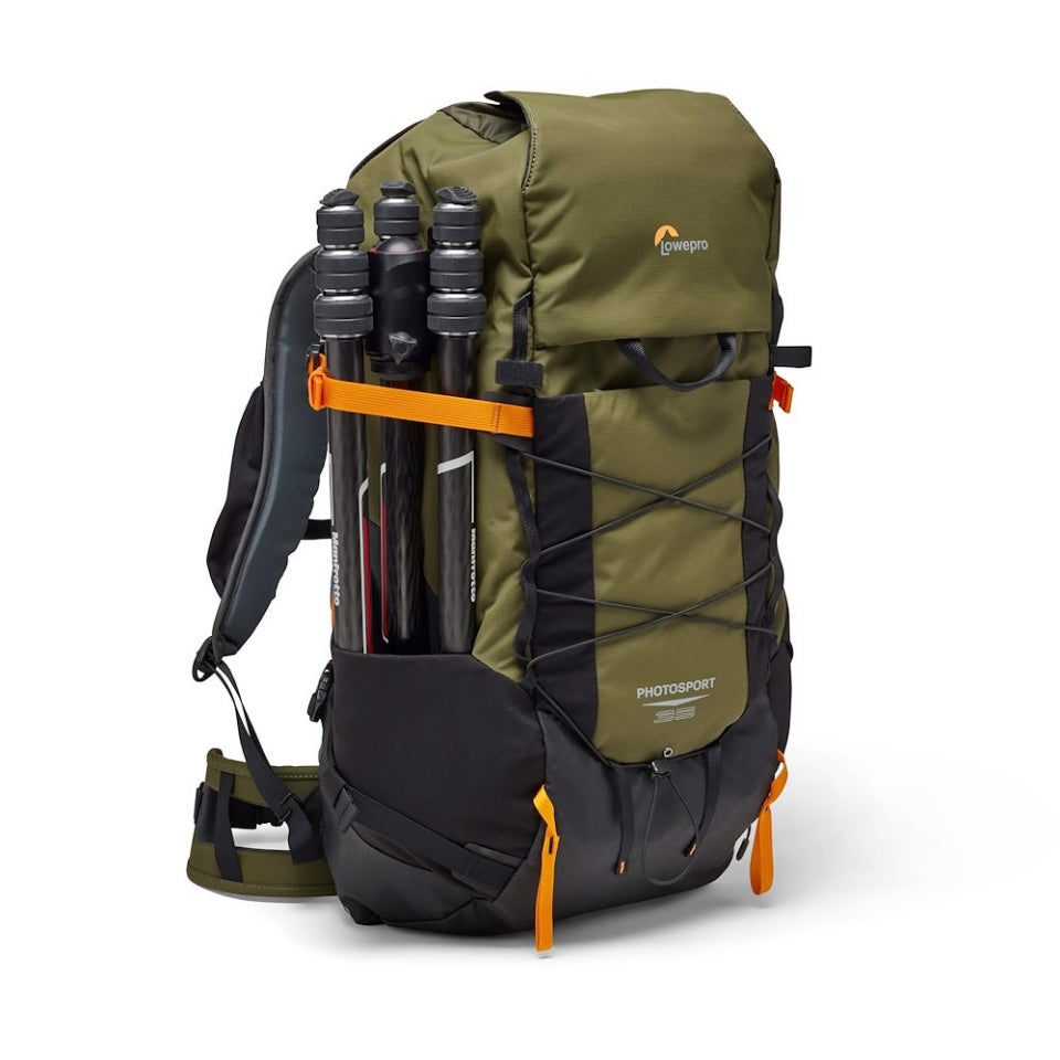 Lowepro PhotoSport X BP 35L AW Kamerarucksack – 38 l – für DSLR und spiegellose Kameras – Grün