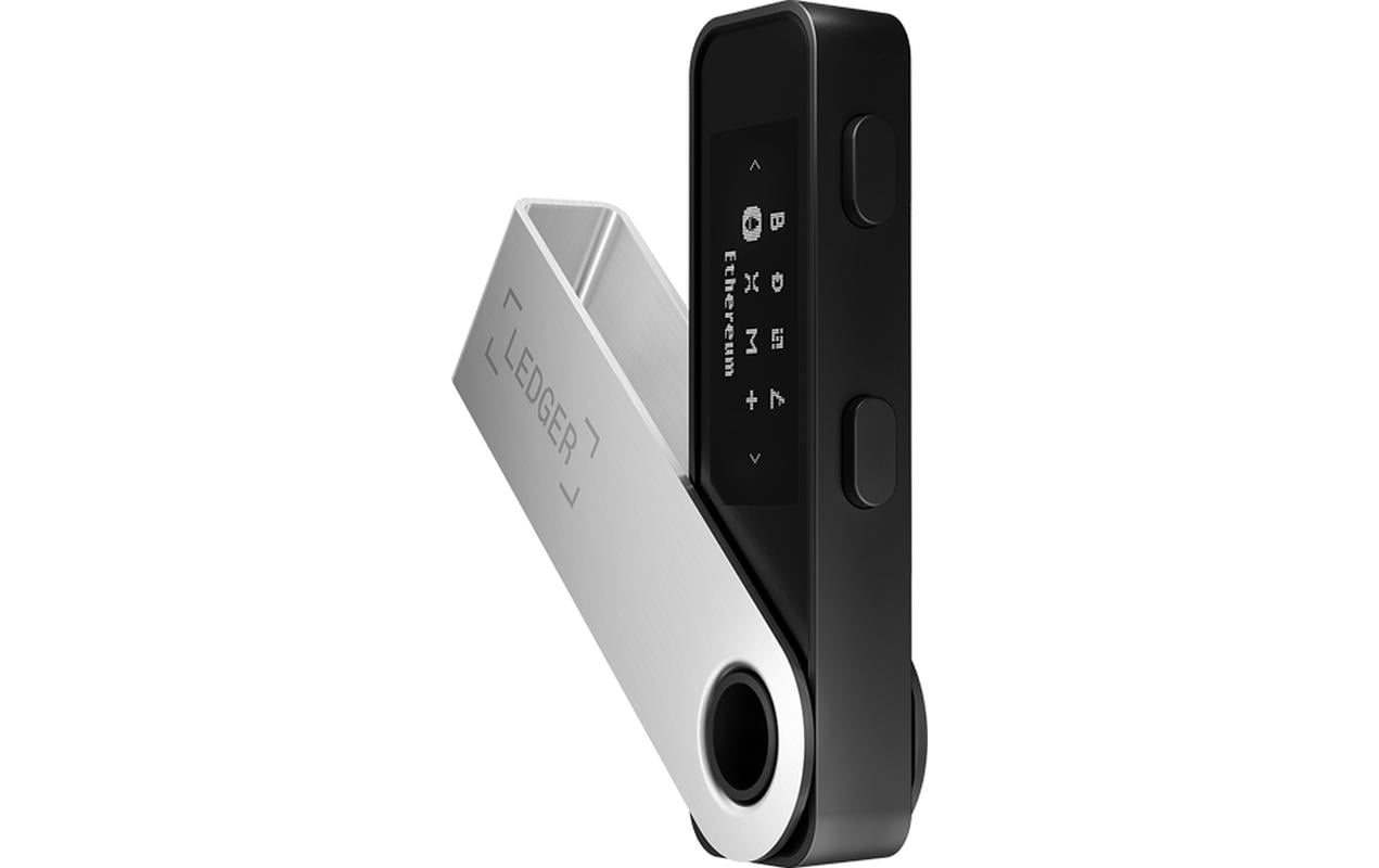 Ledger Nano S Plus – Krypto-Hardware-Wallet, USB-A, für Windows, Schwarz