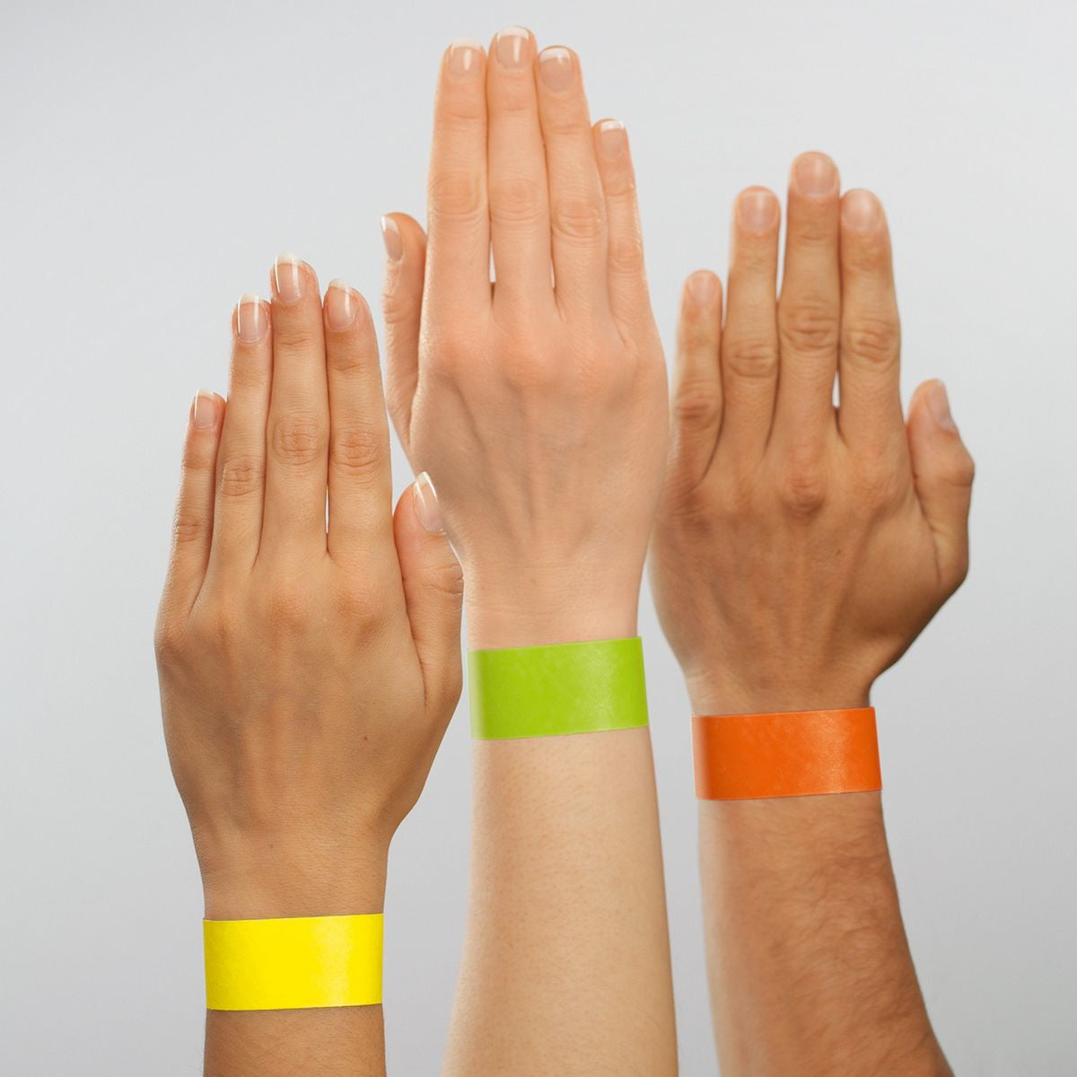 Sigel Eventband – 25 × 255 mm, Neongelb, Kunststoff, fortlaufend nummeriert – 120 Stk