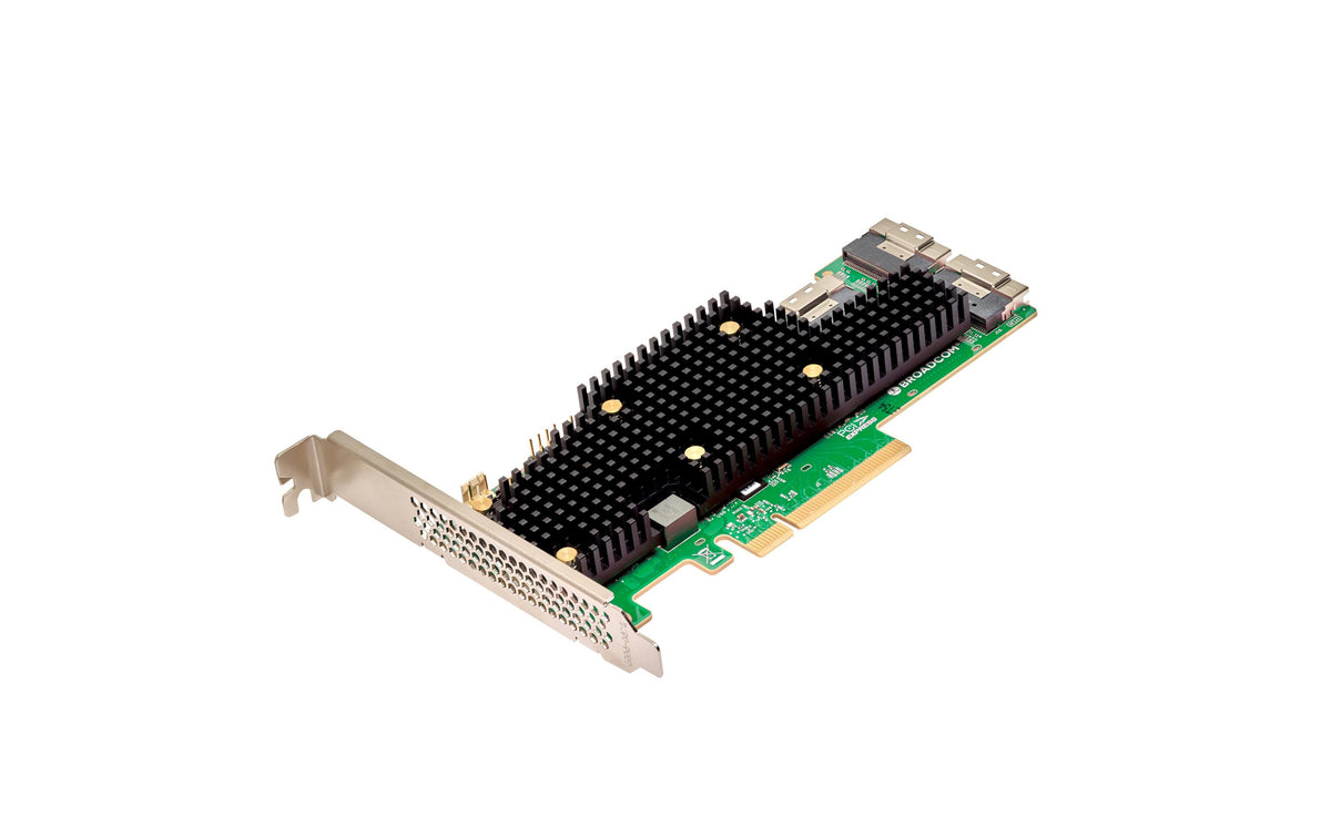 Broadcom eHBA 9600-24i – PCIe x8, 3×SFF-8654, 24 Kanäle, 12 Gbit/s, für SAS/SATA/NVMe