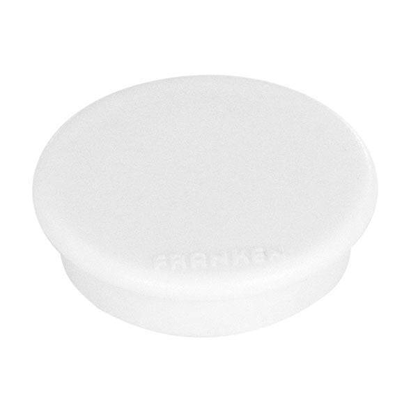 Franken Tafelmagnete – Ø 24 mm, 10 Stk., weiss