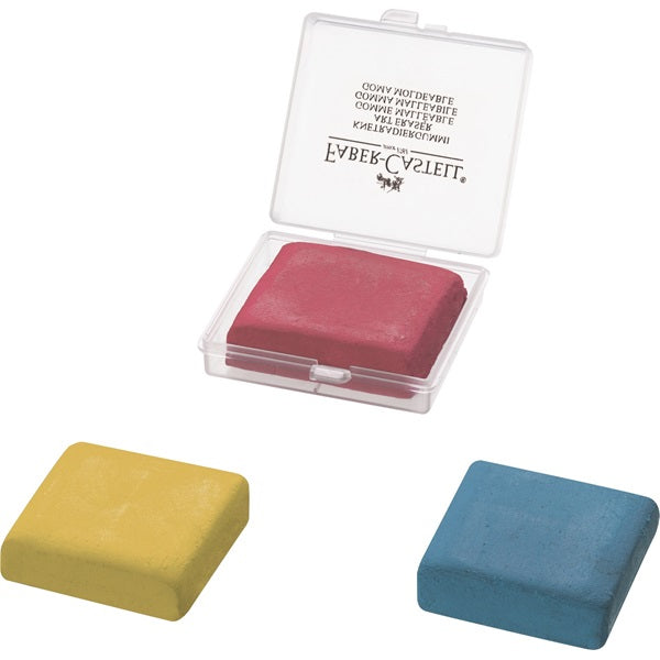 Faber-Castell Radierer – für Kreide, Kohle – 38 × 8 × 35 mm – Kunststoff – sortiert