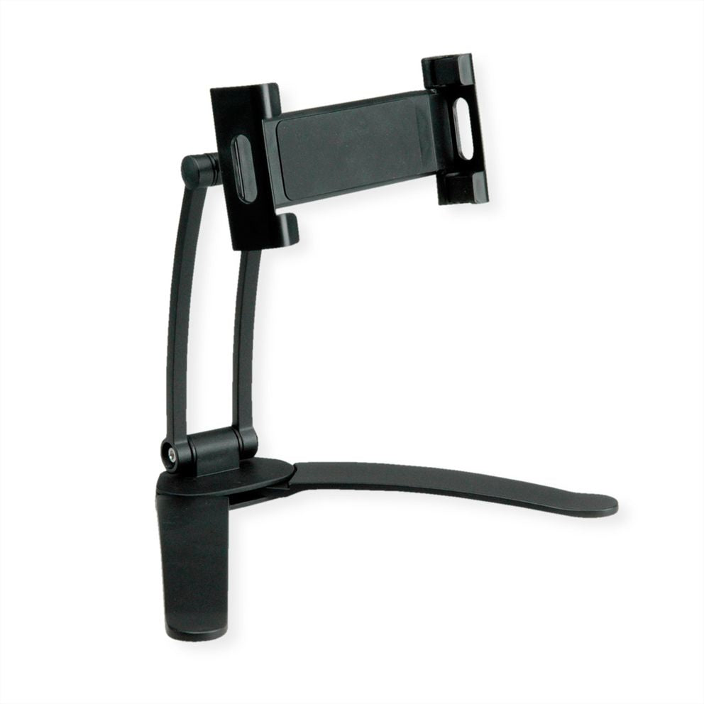VALUE Tablet-Tischhalterung – 5,5–12,9", 360° drehbar, Tisch/Wand – Schwarz