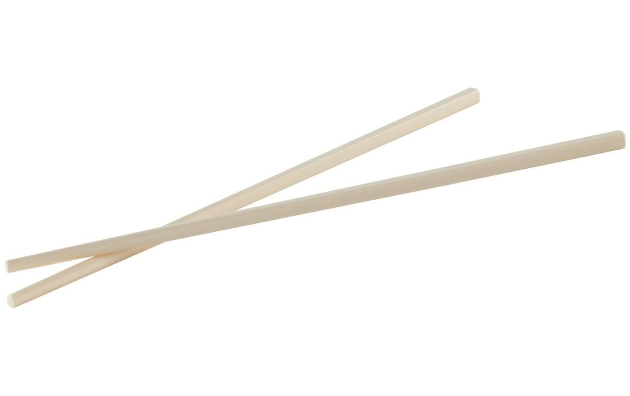 Paderno Essstäbchen – 10 Stk., 27 cm, Melamin, Braun, matt, spülmaschinenfest