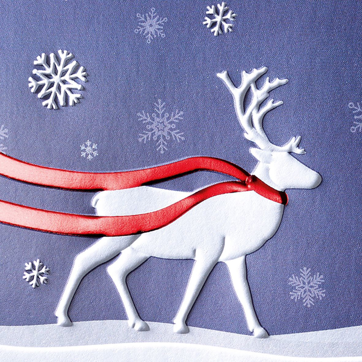 Sigel Grusskarte Winter's Eve – 220 × 110 mm – mit Umschlägen, für Inkjet/Laser/Kopierer, Edelkarton
