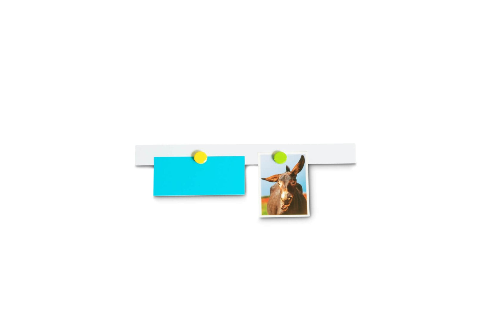 MAUL Whiteboard – 50 × 5 cm, Metall, inkl. Magnete