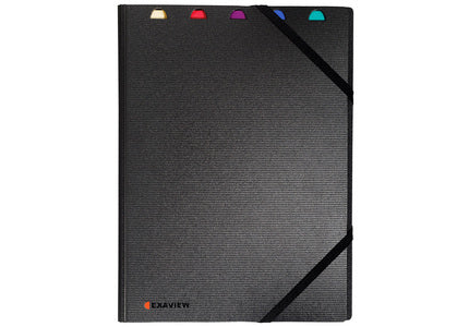 Exacompta Sichtbuch Exaview A4, 40 Hüllen, PP, 2 mm, schwarz