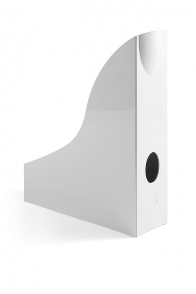 Durable Basic Stehsammler – für A4 – Kunststoff – Weiss – 73 × 241 × 306 mm