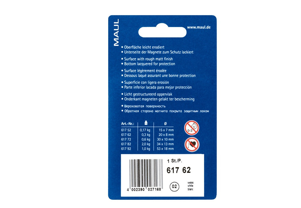MAUL Starter-Kit – 2 × 0,8 cm – für Whiteboards – 6-teilig