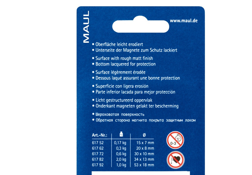 MAUL Starter-Kit – Ø 3 × 1 cm, 4-teilig – für Whiteboards