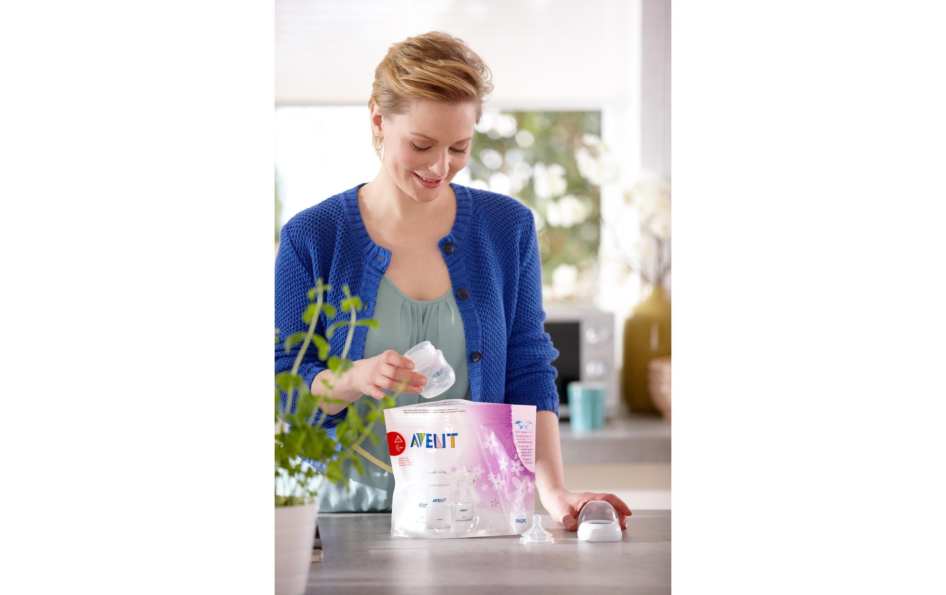 Philips AVENT Sterilisationsbeutel für Mikrowelle, 27,8 × 21,0 cm, PET