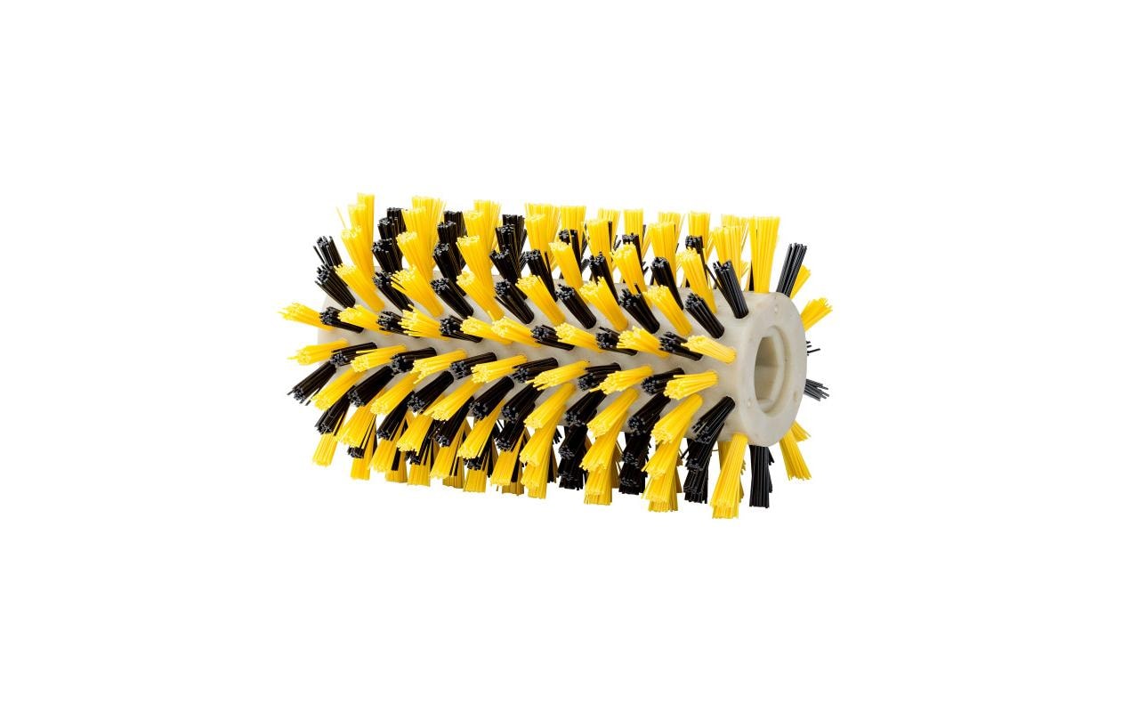 GLORIA Akku-Besen (elektrisch) – 16,5 cm Bürstenbreite, schwarz/gelb, für GLORIA MultiBrush & PowerBrush
