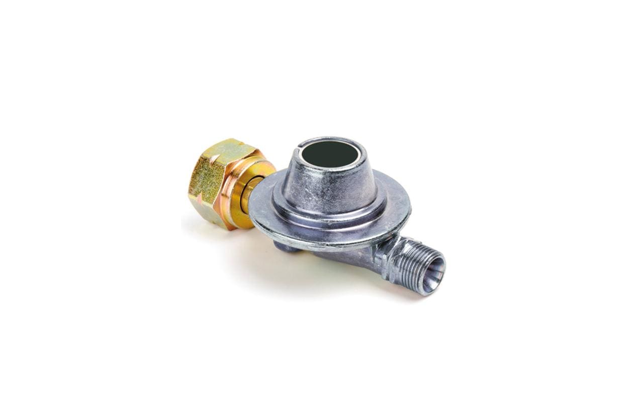 GLORIA Druckminderer – Gewinde 3/8", Ein-/Auslassdruck 4 bar, Durchfluss 8 Nm³/h, Messing/Silber, für Schneide