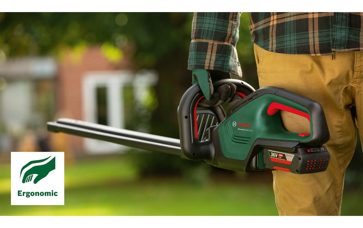Bosch AdvancedHedgeCut 36V-65-28 Akku-Heckenschere – 36 V – Schwertlänge 650 mm – Solo – POWER FOR ALL