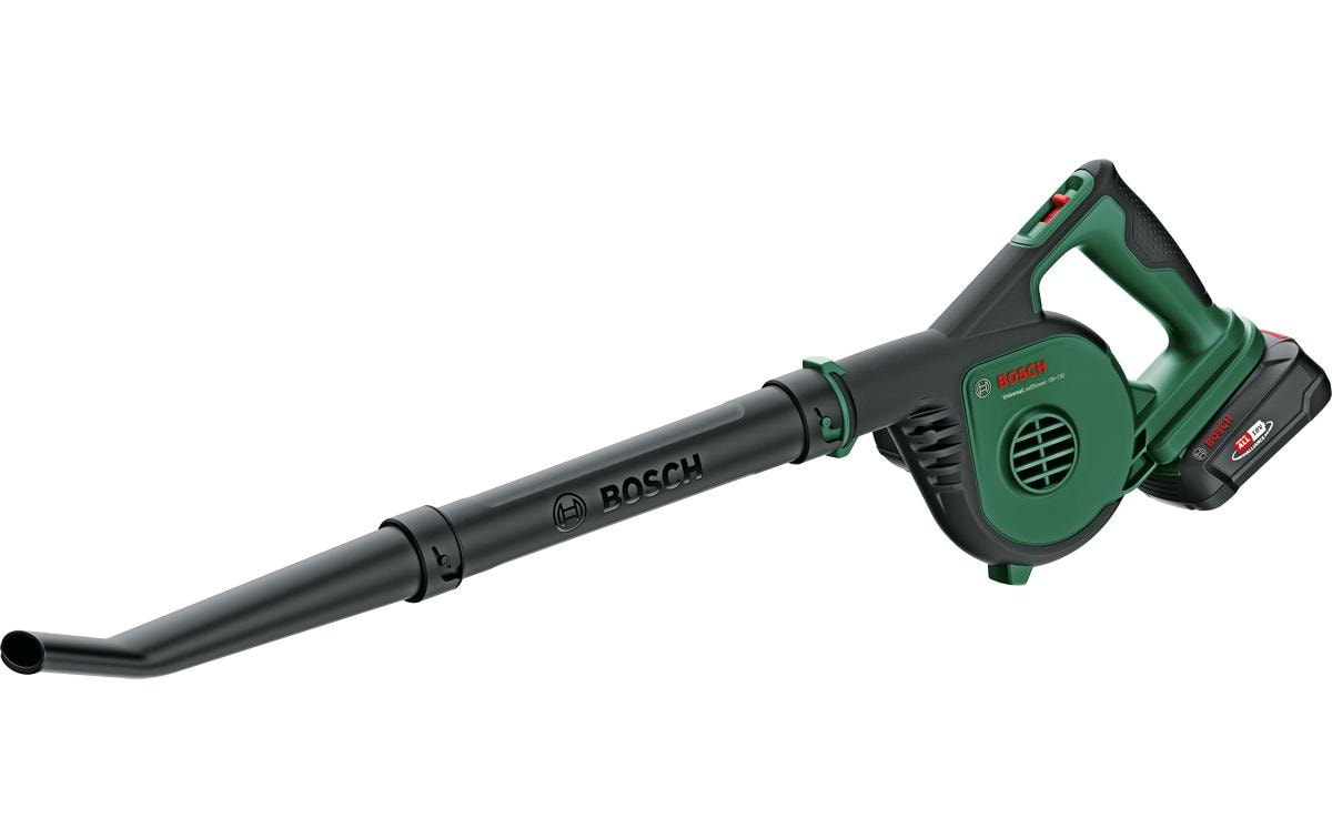 Bosch UniversalLeafBlower Laubbläser – 18 V – Luftstrom 245 km/h – Solo – POWER FOR ALL