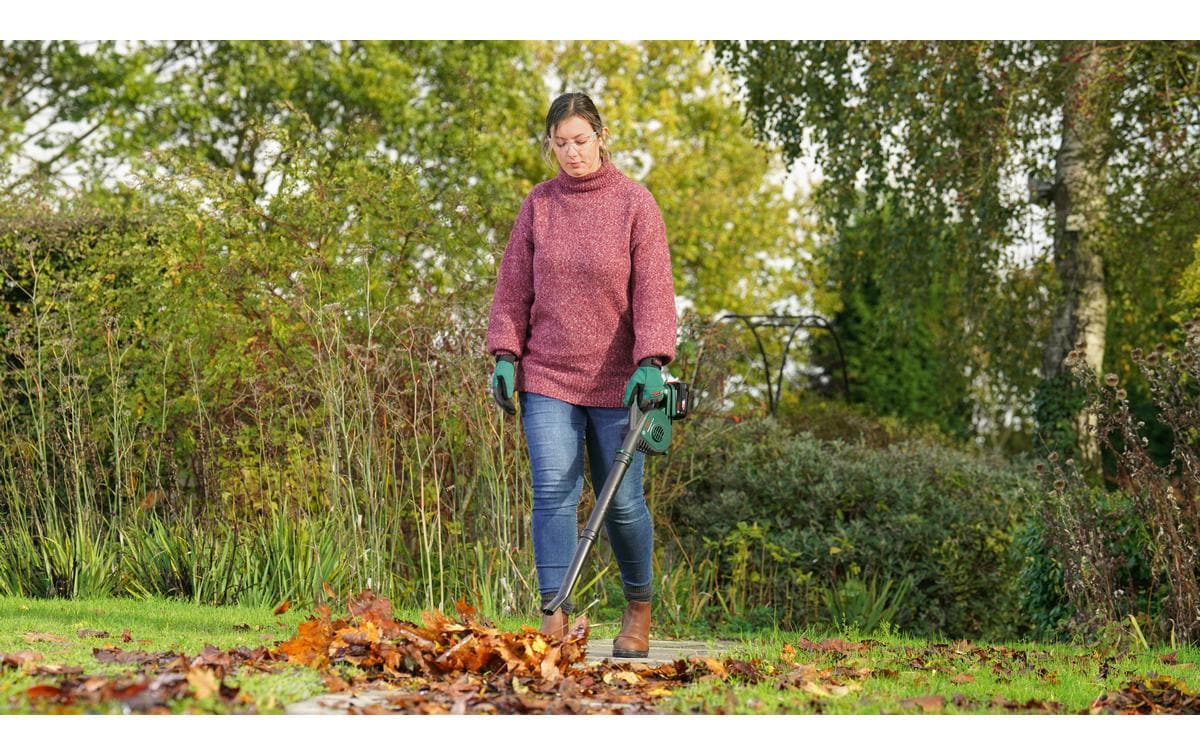 Bosch UniversalLeafBlower Laubbläser – 18 V – Luftstrom 245 km/h – Solo – POWER FOR ALL