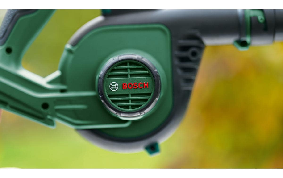 Bosch UniversalLeafBlower Laubbläser – 18 V – Luftstrom 245 km/h – 2,5 Ah & Ladegerät – POWER FOR ALL