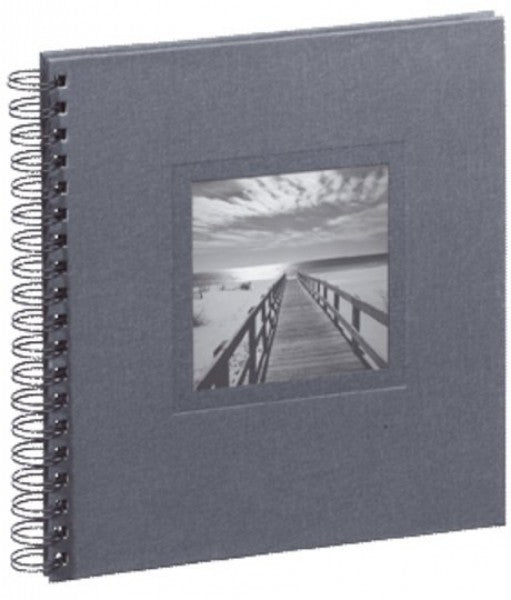 Pagna Fotobuch, Spiralbindung, 50 Seiten, 25 × 25,5 cm, Karton, Grau