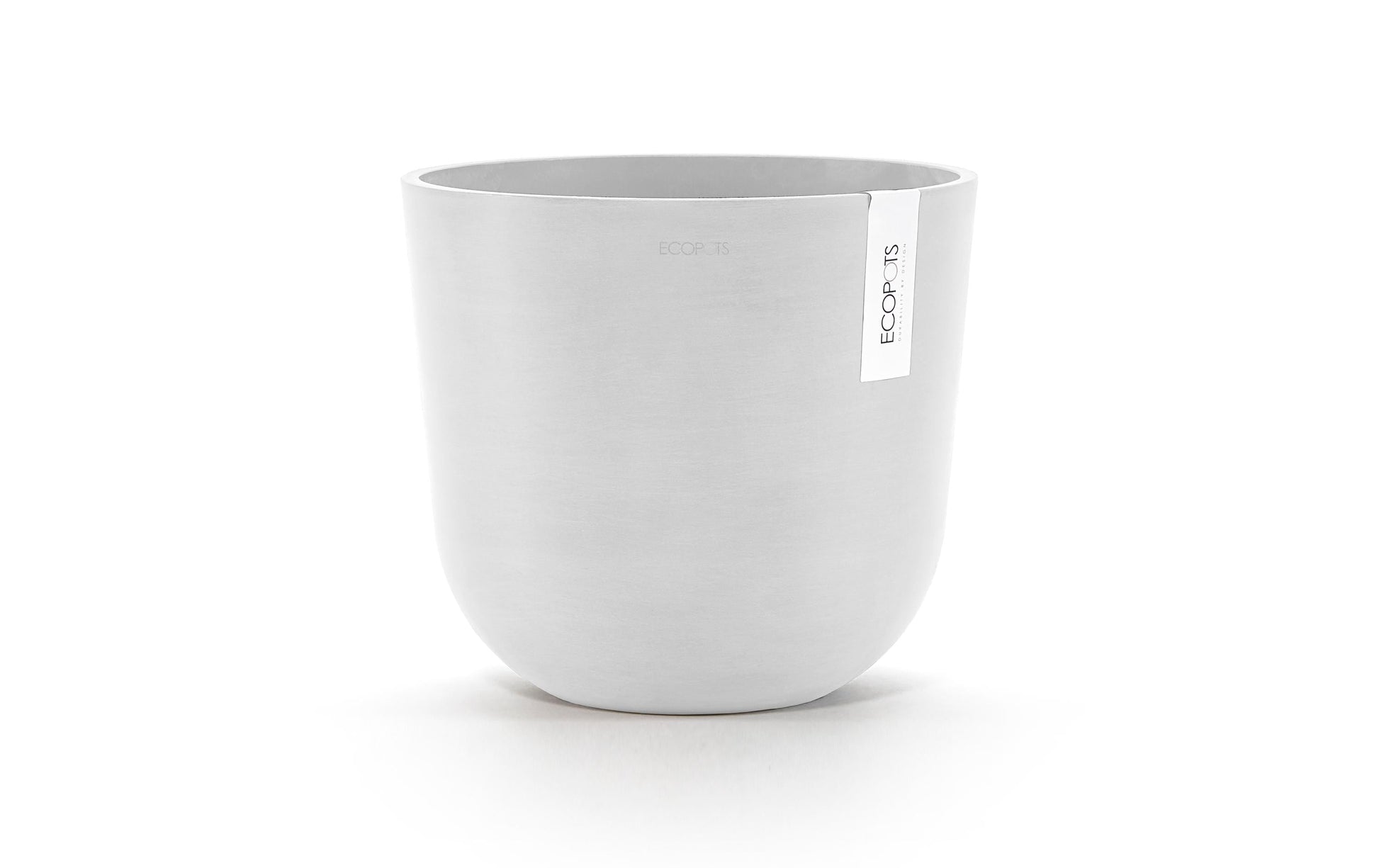 Ecopots Schale – Recycling-Kunststoff, Weiss – Ø 25 × 21,8 cm
