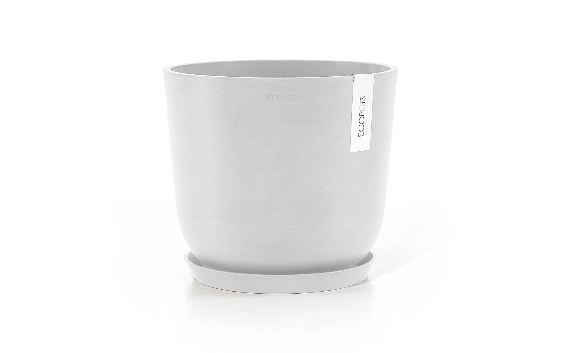 Ecopots Schale – Recycling-Kunststoff, Weiss – Ø 25 × 21,8 cm