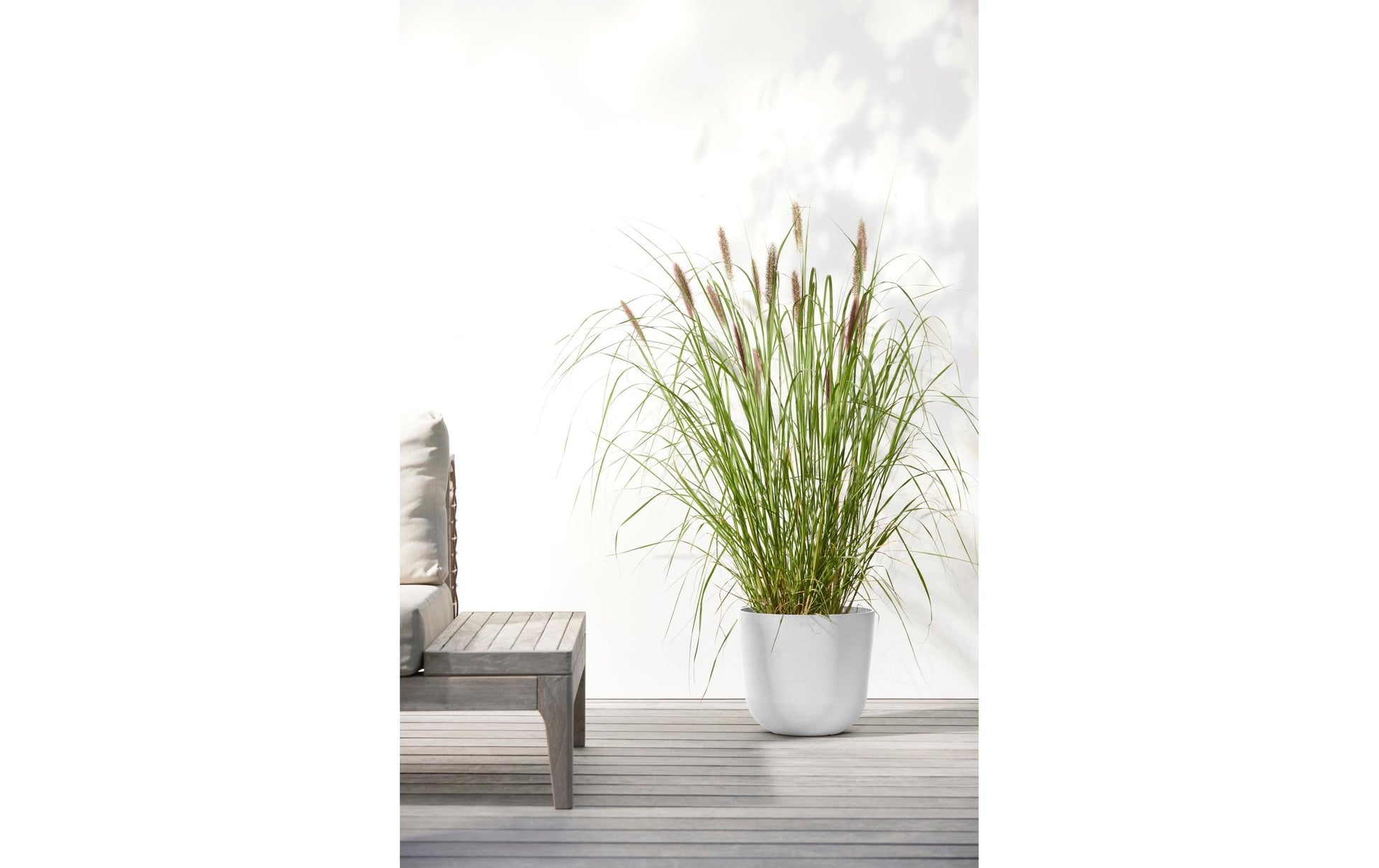 Ecopots Schale – Recycling-Kunststoff, Weiss – Ø 25 × 21,8 cm