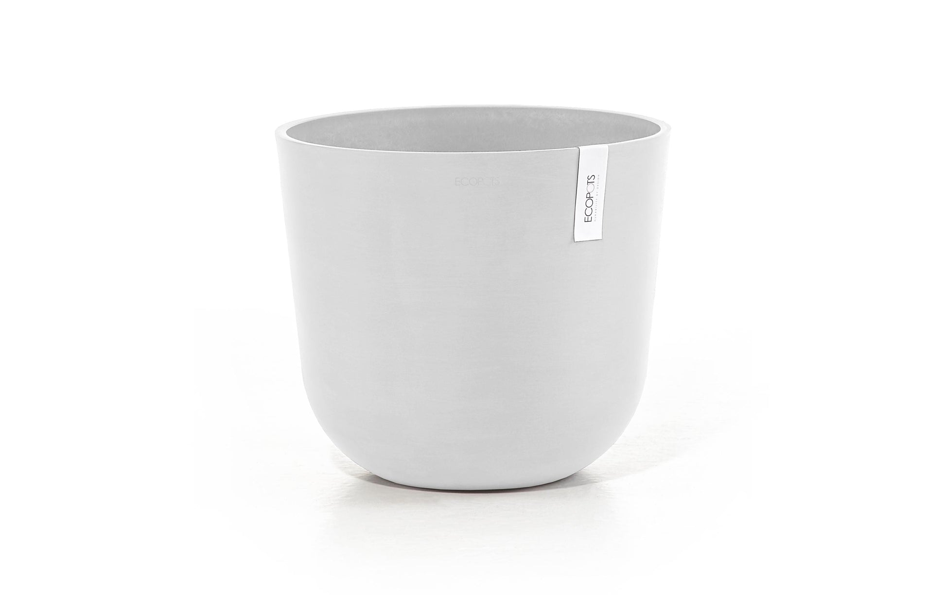 Ecopots Schale – Recycling-Kunststoff, Weiss – Ø 35 × 30,5 cm
