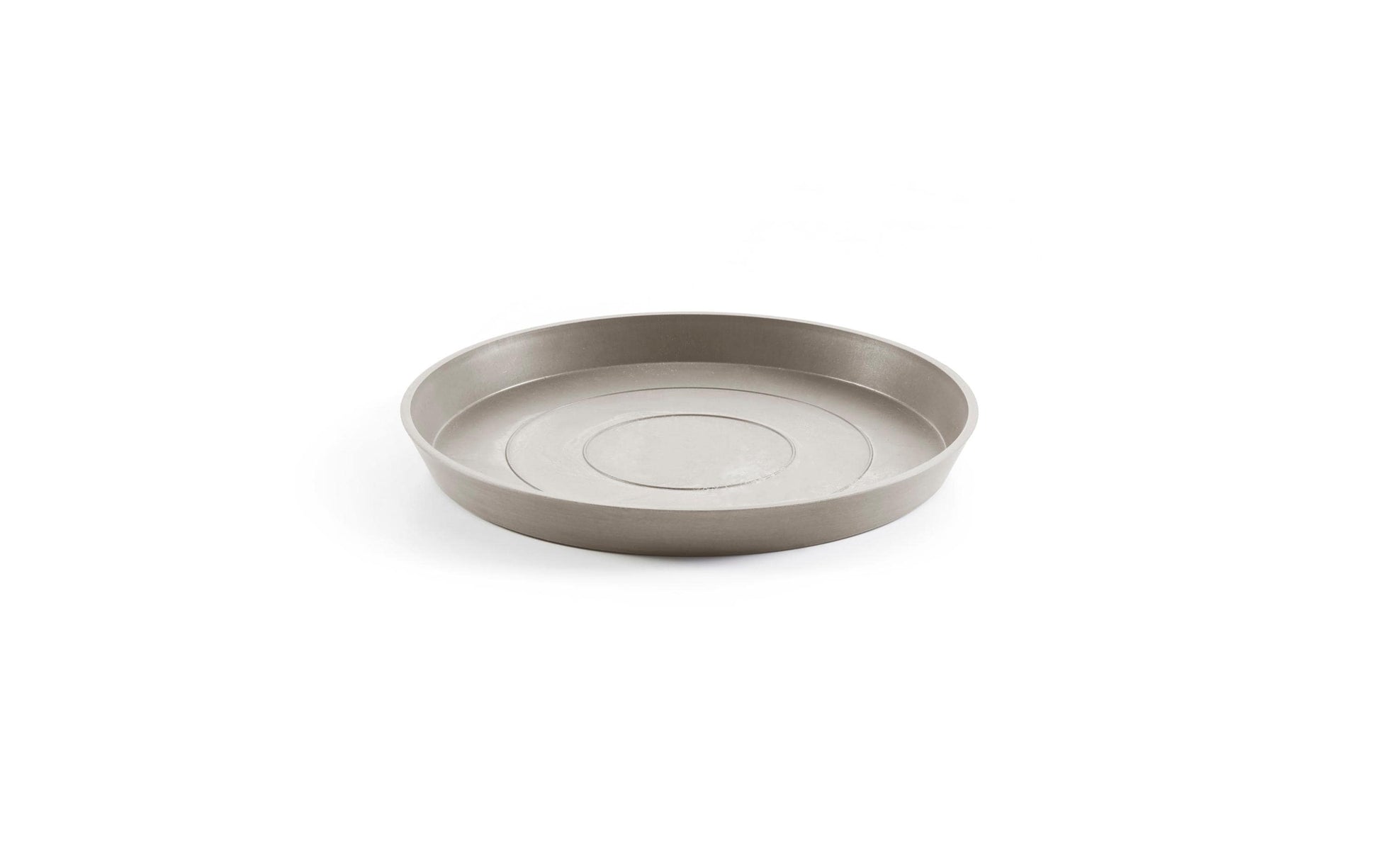 Ecopots Unterteller – für Ø 44,5 × 3,5 cm – Recycling-Kunststoff, Taupe