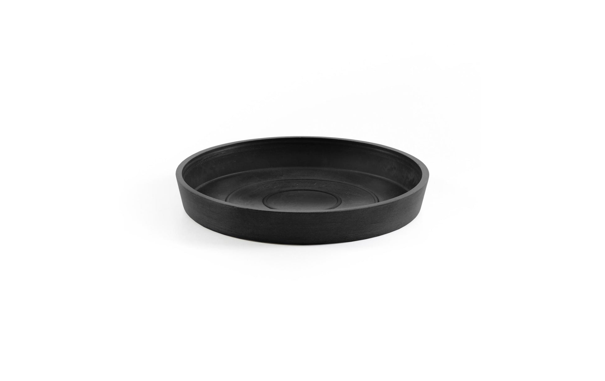Ecopots Unterteller – Kunststoff, dunkelgrau – Ø 21 × 2,5 cm