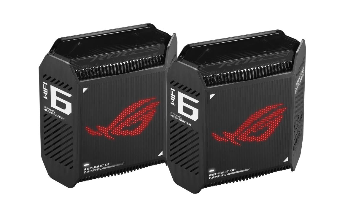 ASUS ROG Rapture GT6 – WLAN-Router – Wi-Fi 6 Tri-Band (2,4/5/5 GHz), 10,2 Gbit/s, 2.5GbE