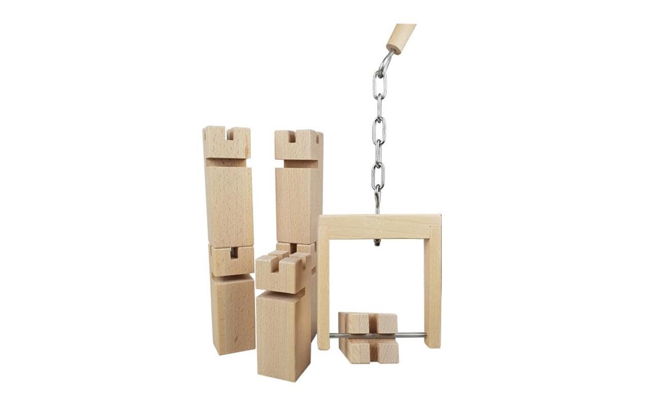 Goki Fröbelturm – Geschicklichkeitsspiel, 2–16 Spieler, ab 3 Jahren
