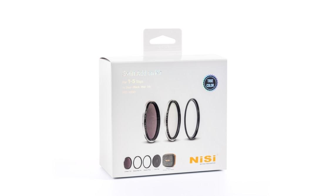 NiSi Swift Add On Kit 77 mm Filter-Kit – VND, wasserabweisend, Anti-Blend-Beschichtung – 3er-Pack