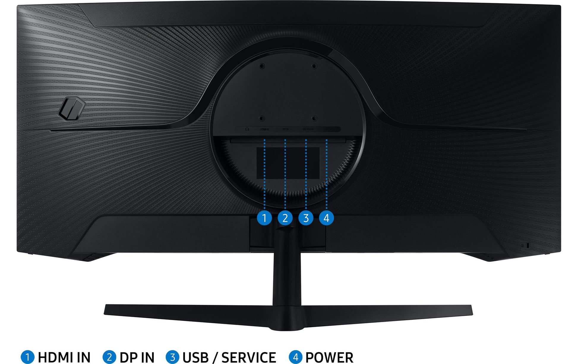 Samsung Odyssey G5 G55T – 34" Gebogen 1000R, 3440 × 1440 (UWQHD), VA, 165 Hz, HDR10