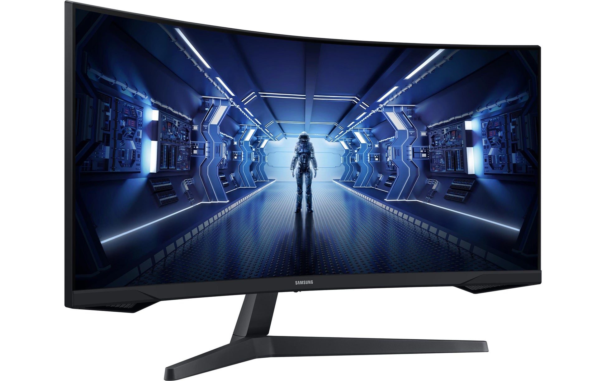 Samsung Odyssey G5 G55T – 34" Gebogen 1000R, 3440 × 1440 (UWQHD), VA, 165 Hz, HDR10