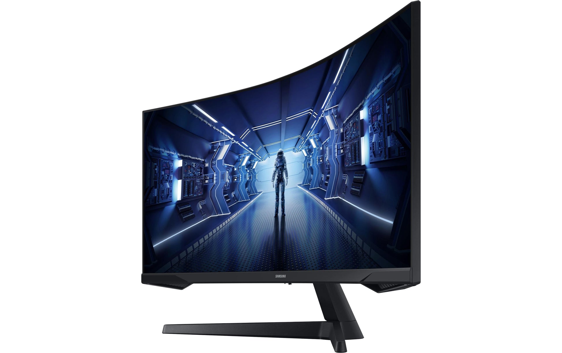 Samsung Odyssey G5 G55T – 34" Gebogen 1000R, 3440 × 1440 (UWQHD), VA, 165 Hz, HDR10