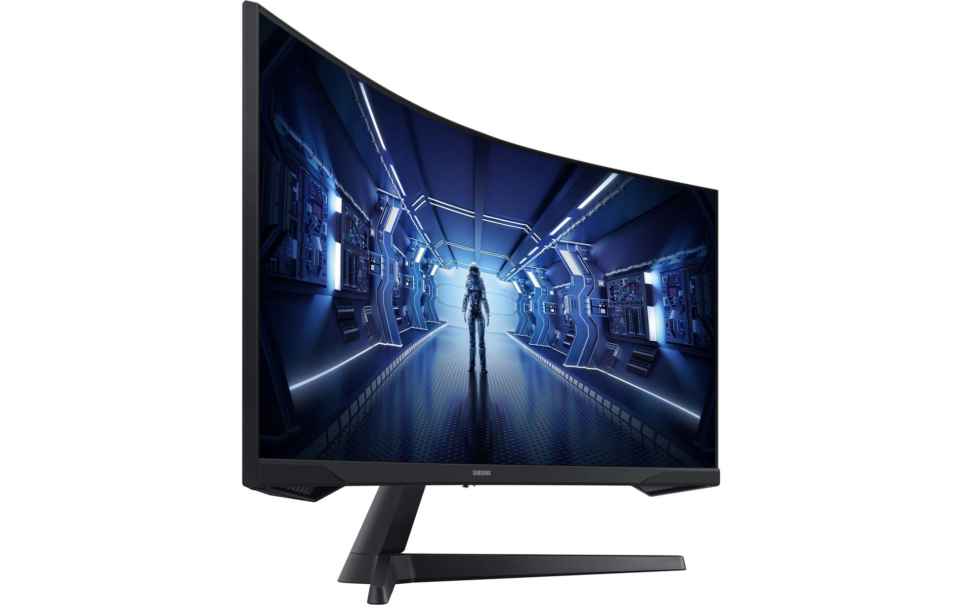 Samsung Odyssey G5 G55T – 34" Gebogen 1000R, 3440 × 1440 (UWQHD), VA, 165 Hz, HDR10