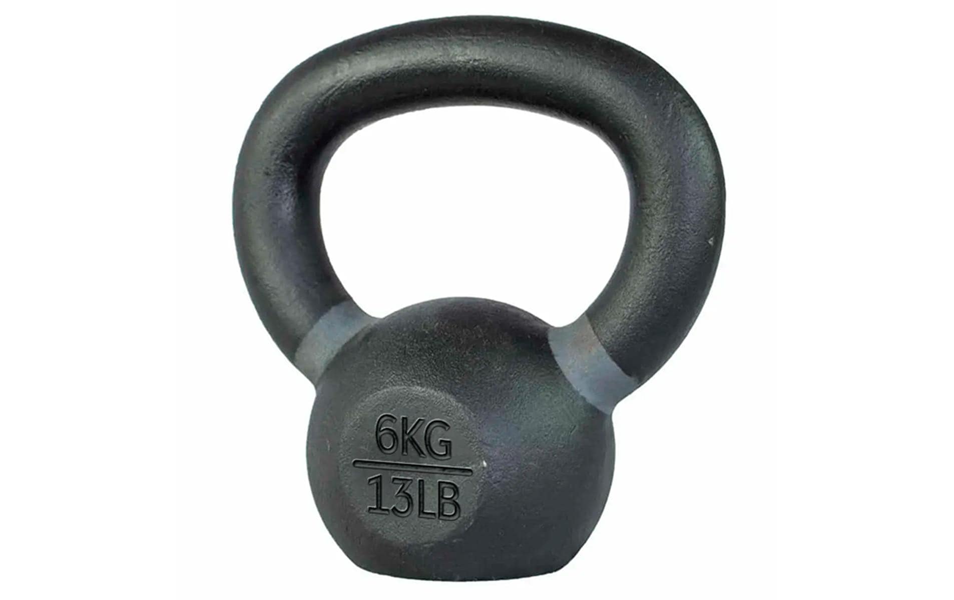 GladiatorFit Competition Kettlebell – 6 kg – 13,8 × 16,5 × 8,5 cm – Stahl, pulverbeschichtet – schwarz