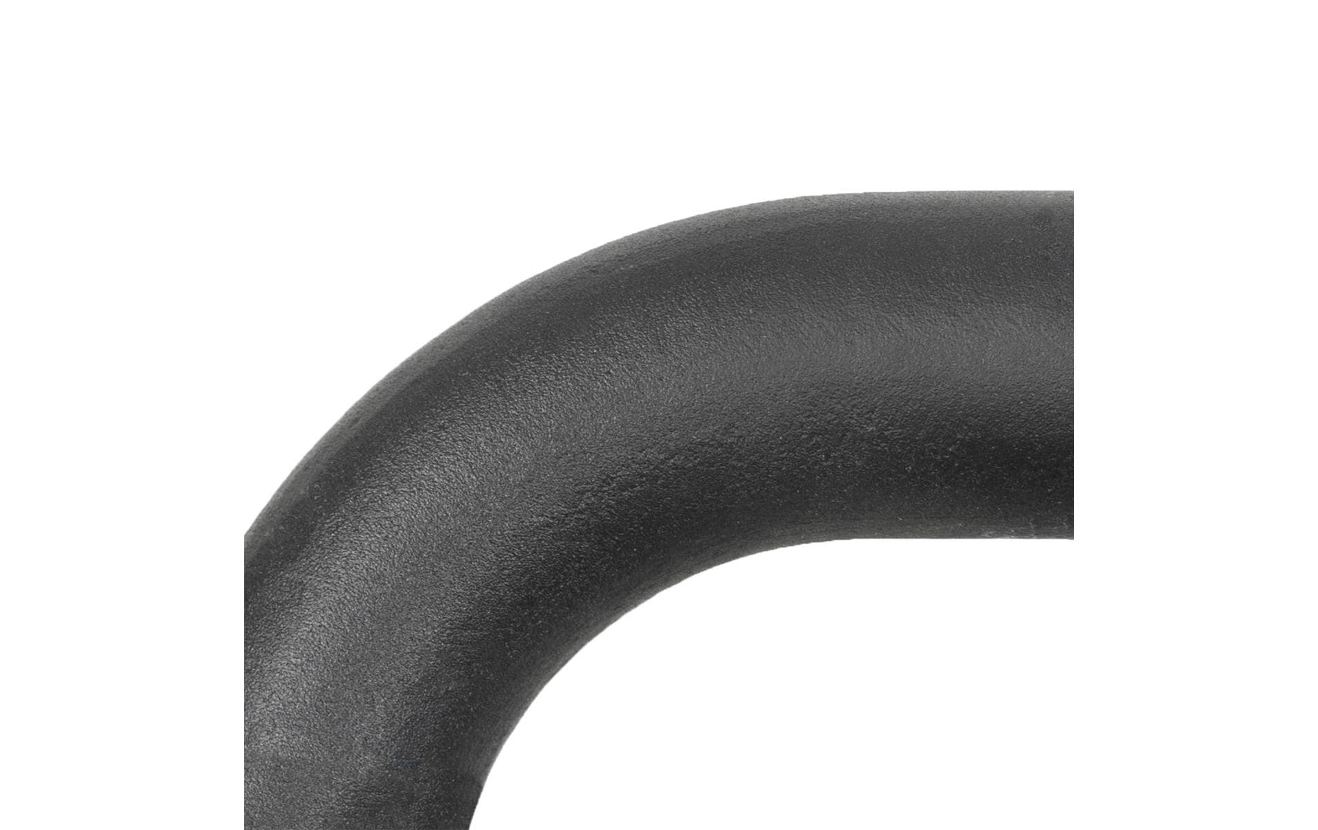 GladiatorFit Kettlebell – 16 kg – 28,5 cm Höhe, Ø 18,5 cm – Griffbreite 19,5 cm – Stahl, schwarz – 1 Stück