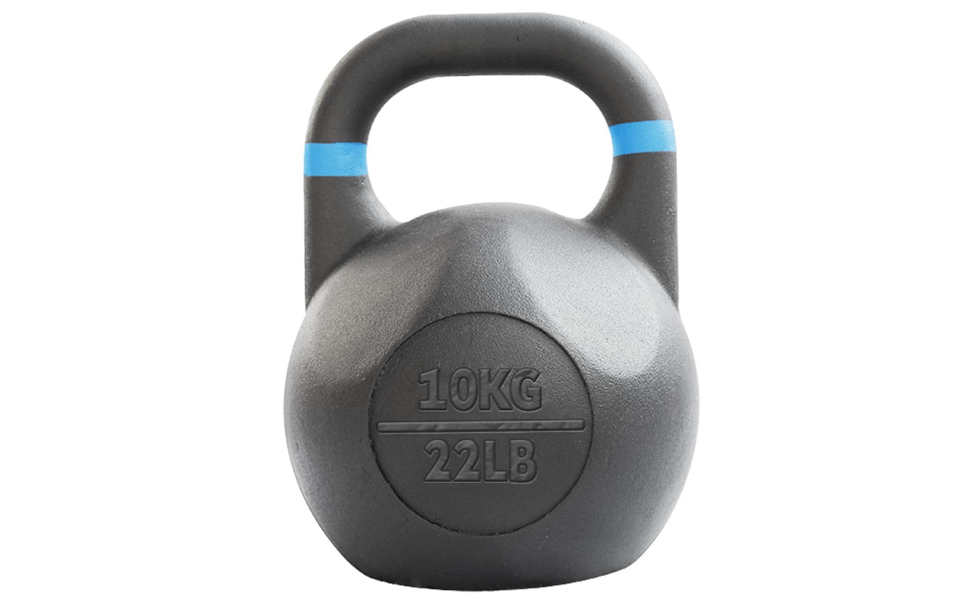 GladiatorFit Kettlebell Competition – Ø 18,5 cm × 28,5 cm, 10 kg, Stahl (pulverbeschichtet), Schwarz