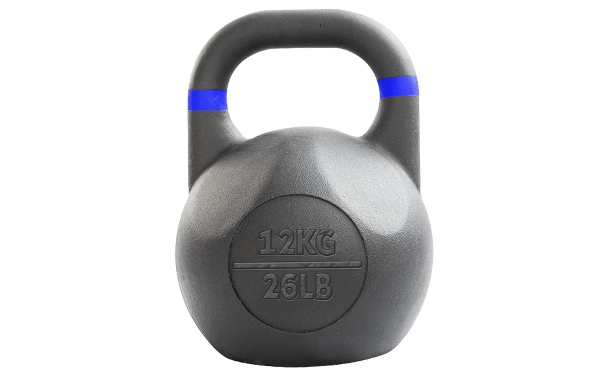 GladiatorFit Kettlebell GL-7640344750044, 12 kg, 28,5 × 19,5 × 18,5 cm – Schwarz, Stahl