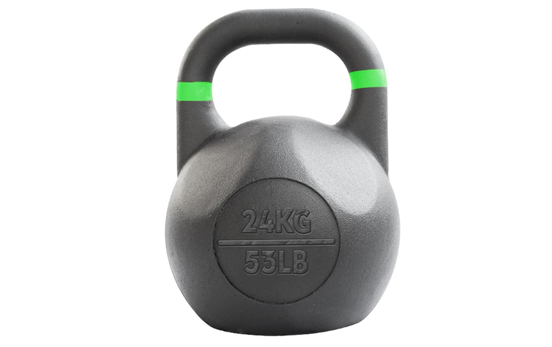 GladiatorFit Kettlebell, 24 kg, Höhe 28,5 cm – Schwarz, Stahl